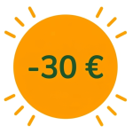 30 € jaune