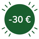30 € vert